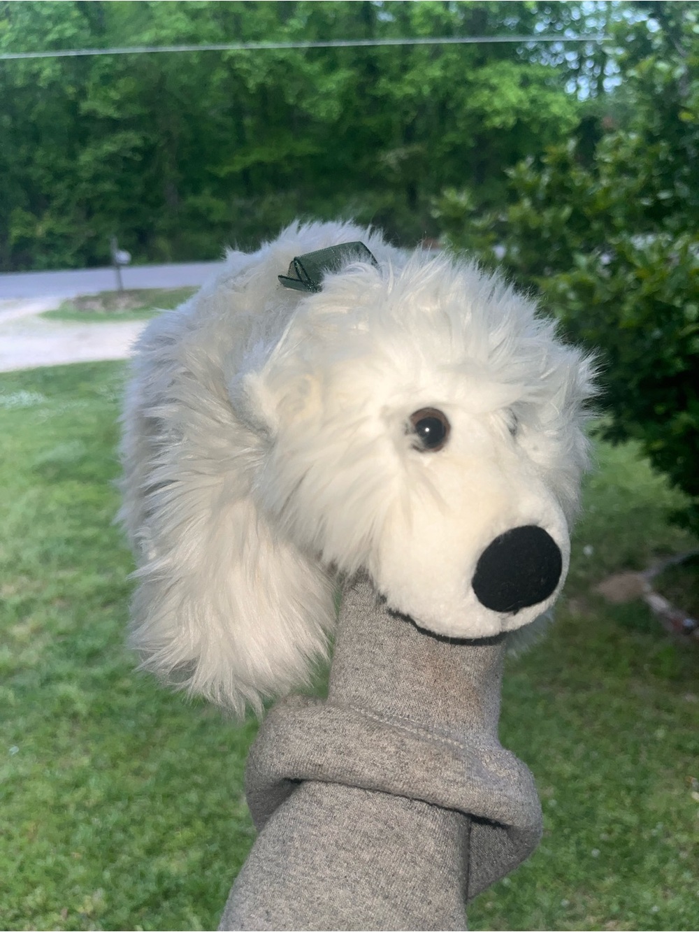 Vintage animal adventure extremely soft polar bear